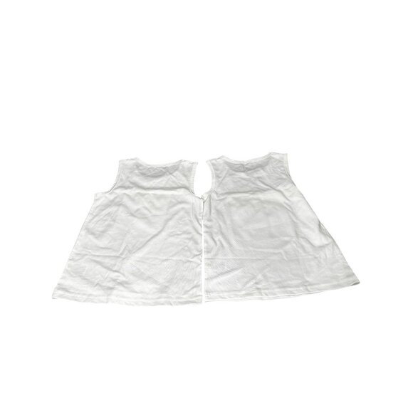 Conjoined White Sleeveless Tank Tops "Evolution Of Justice" Wonder Nation XS 4/5 - Picture 2 of 3